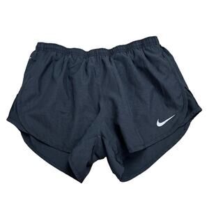 Nike Women's Running Shorts Size Small Black Brief-Lined AJ4713 Tempo Athletic